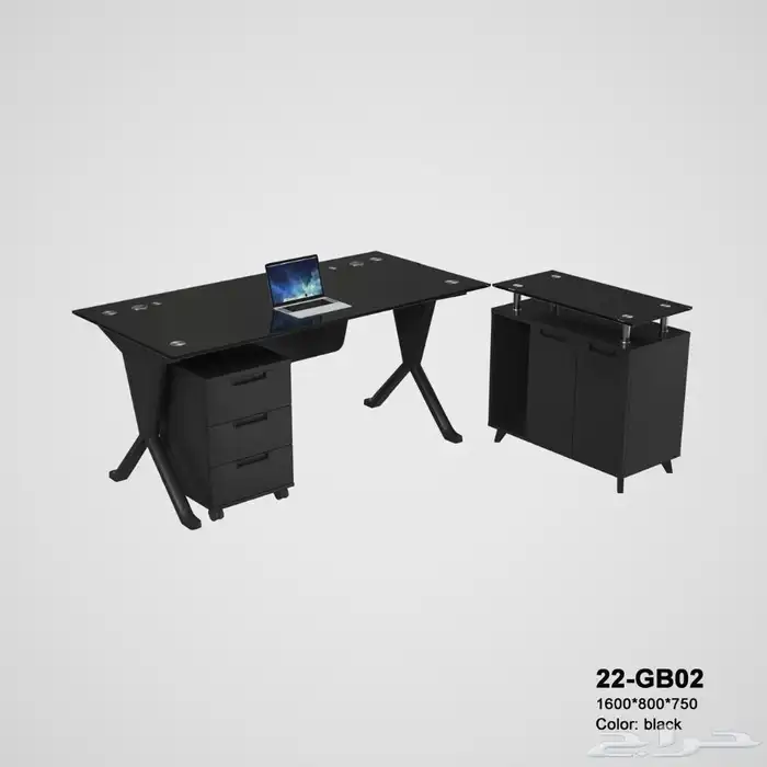 اطقم مكاتب زجاج 4