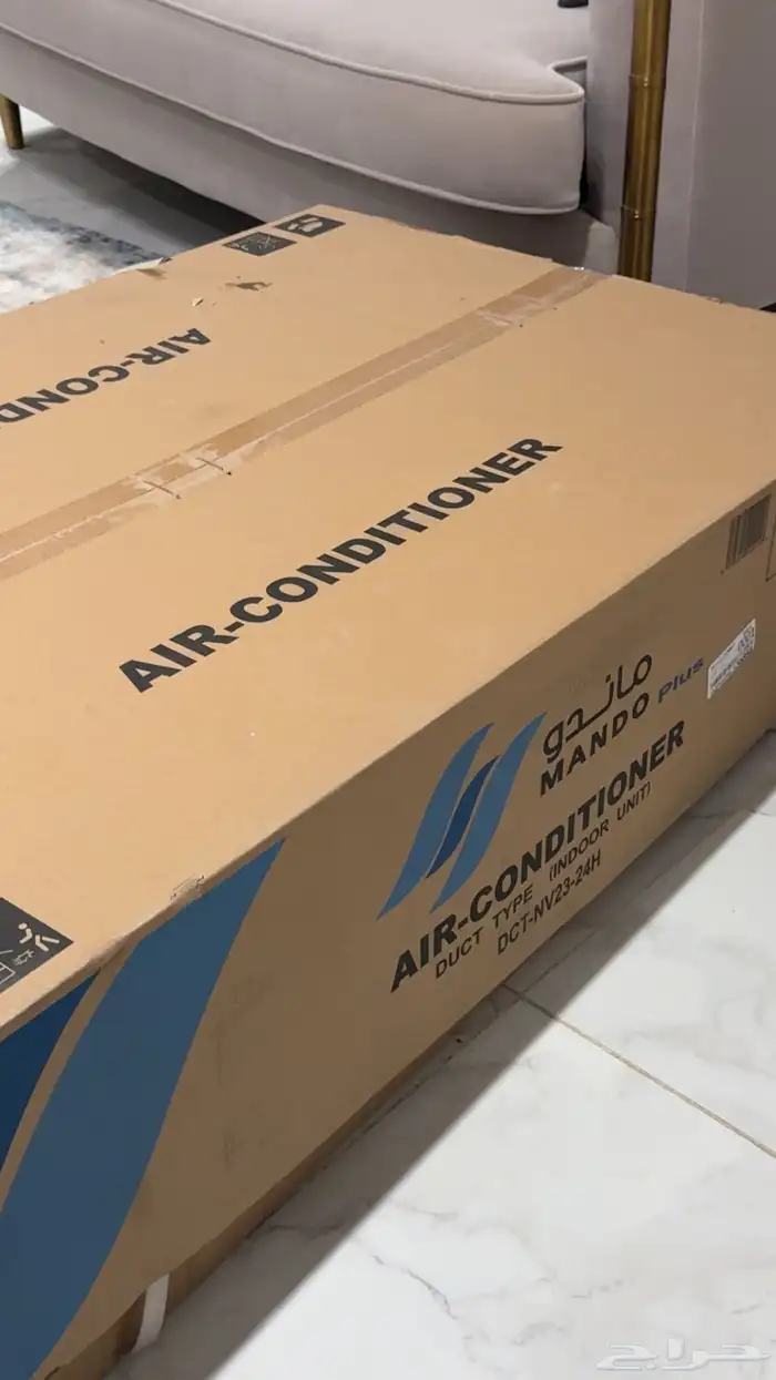 مكيف ماندو مخفي جديد بكرتونه مقاس 24 حجم 2 طن 1