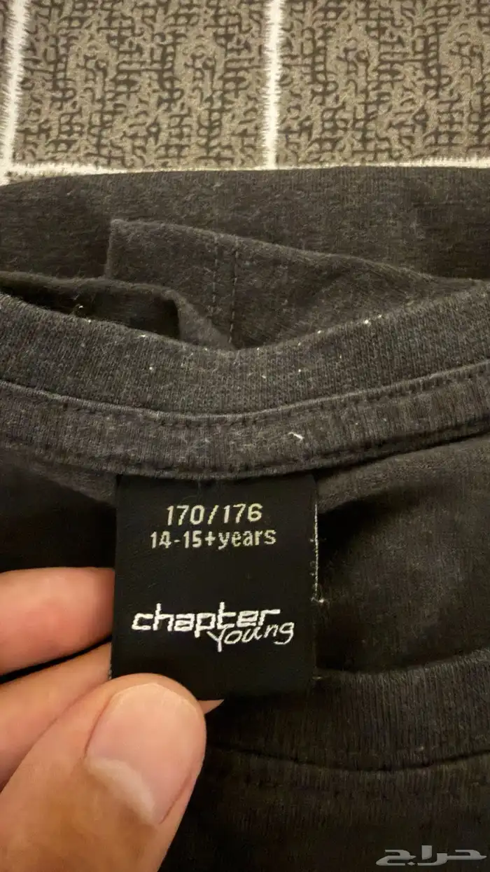 تيشيرت اسود مستعمل مقاس M 3