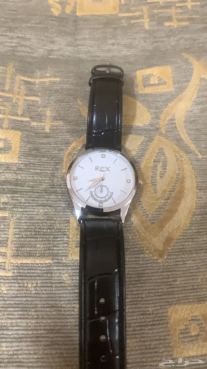 ساعة ريكس جلد أسود للبيع 1