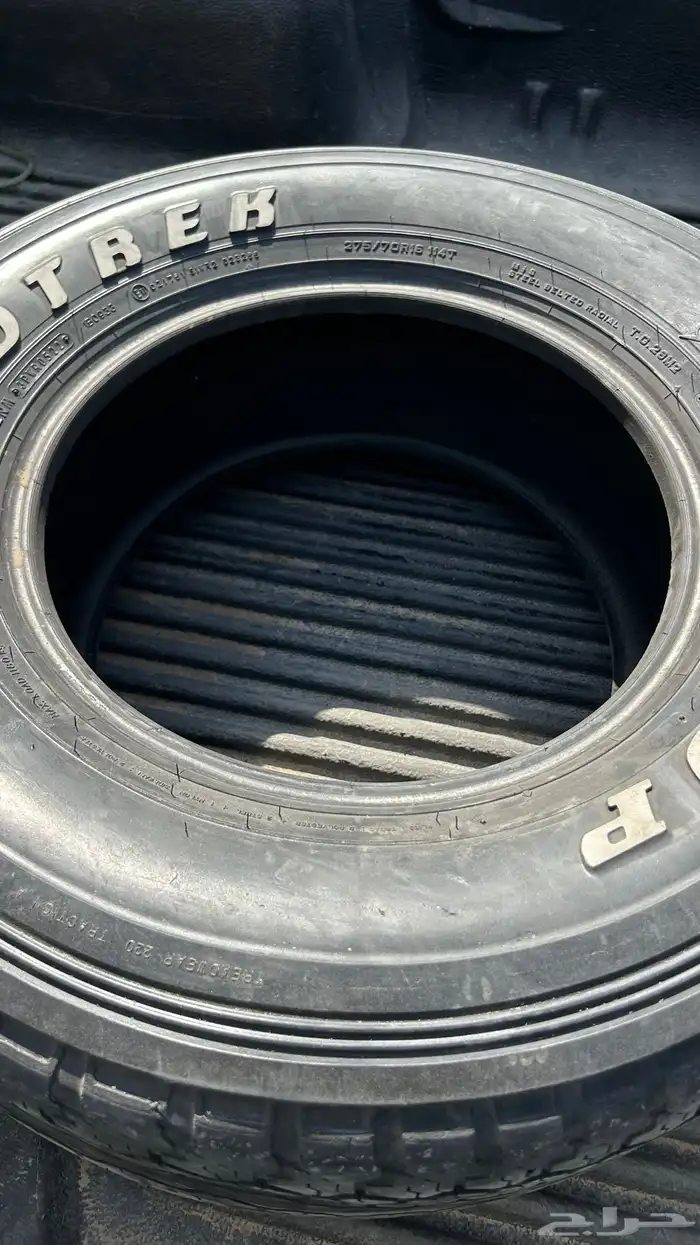 كفر دنلوب مقاس 275 75 16 جنط 16 0