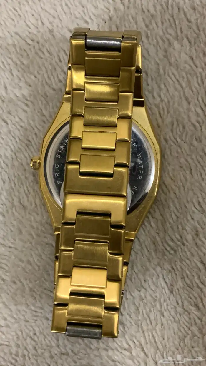 ساعه رجاليه موديل ميلانو ذهبي ميناء ذهبي 3