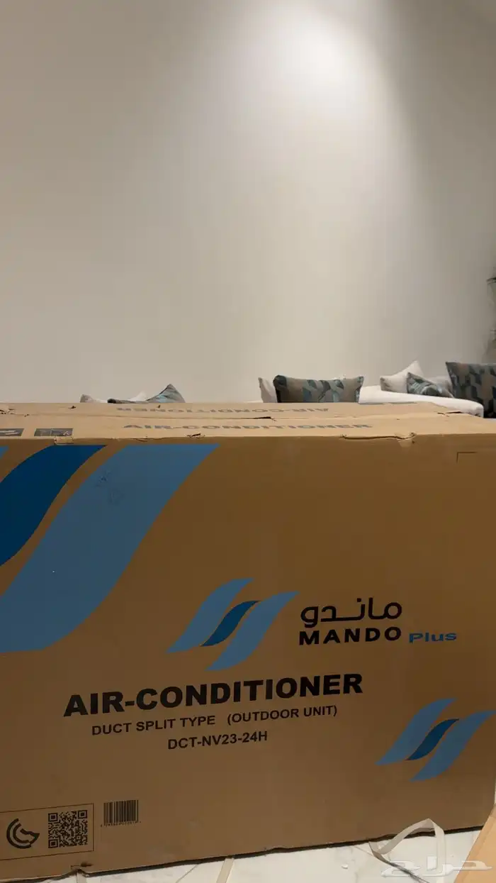 مكيف ماندو مخفي جديد بكرتونه مقاس 24 حجم 2 طن 3