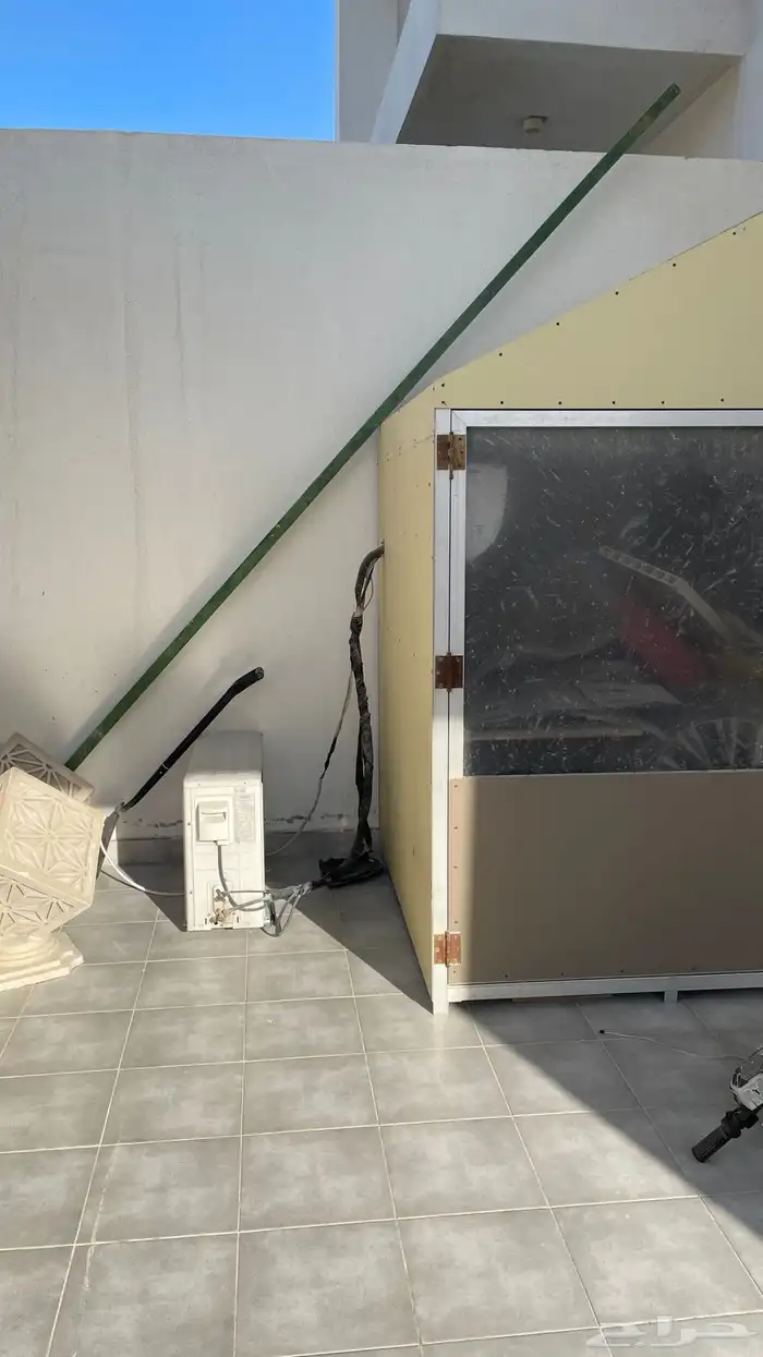 بيت كلب مع مكيفه 1