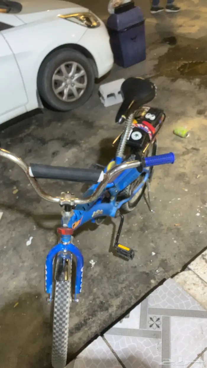 سيكل رامبو اندنوسي اصلي نادر اللون ازرق سماوي على السوم 9