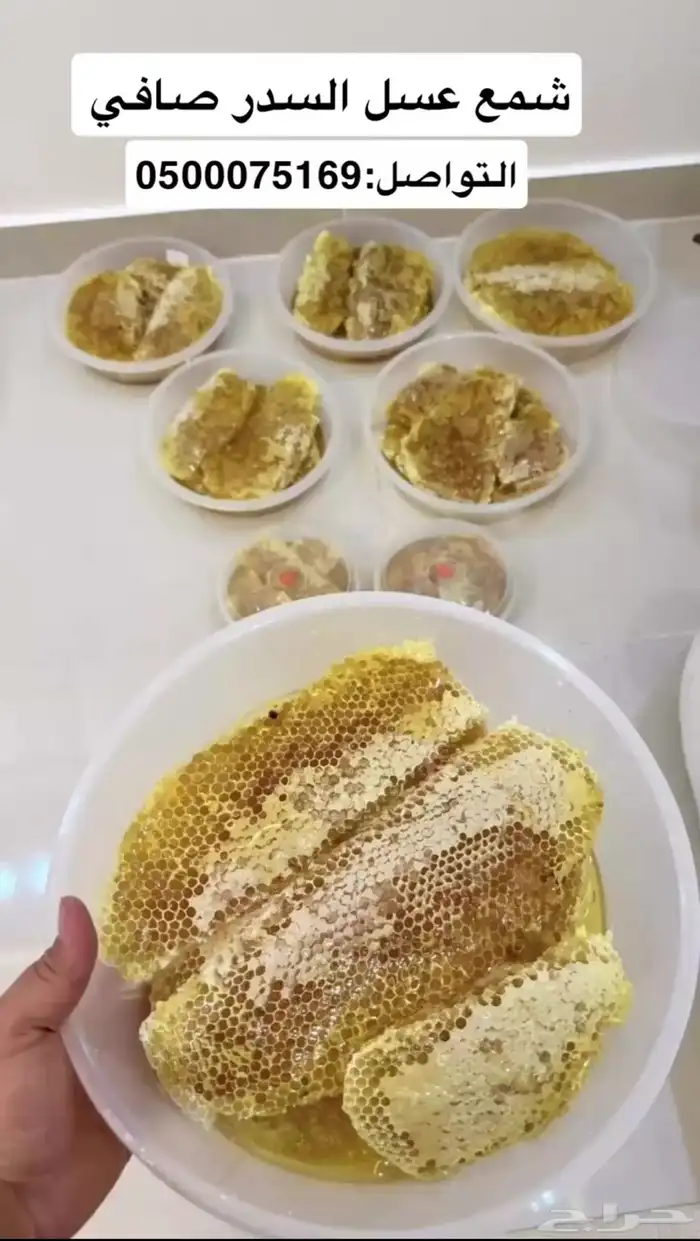 عسل سدر صافي ومضمون 1