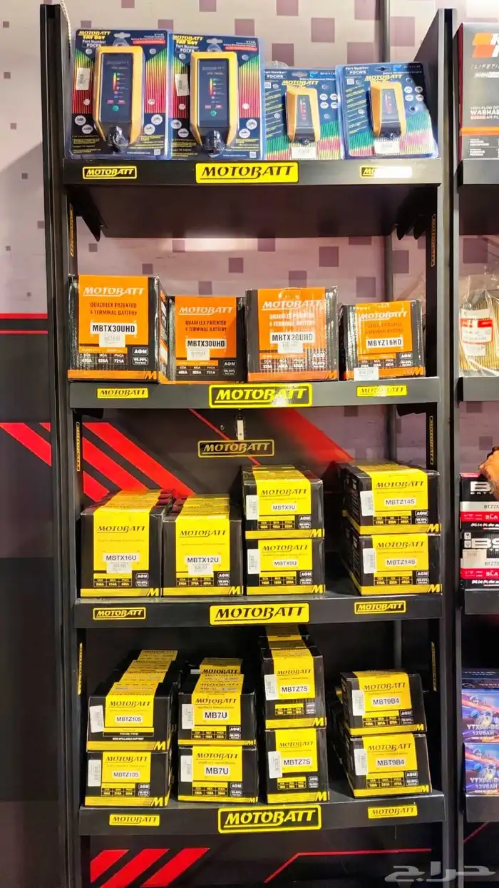 بطاريات لجميع أنواع الدراجات النارية جملة وقطاعي 1