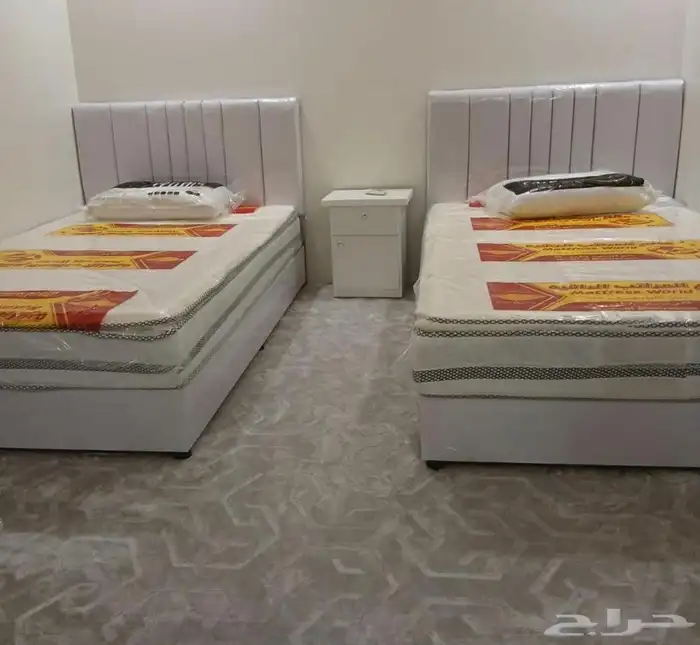 2سرير نفر ونص 2مرتبة 2مخده 2شرشف 8قطع مع خصم خاص 3