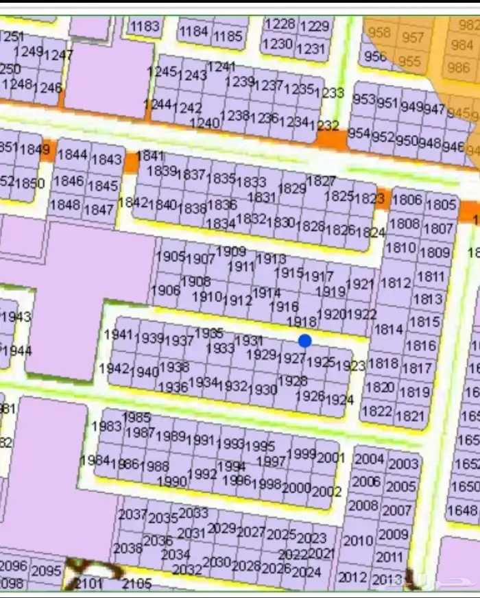 للبيع نص ارض في مخطط جوهرة العروس حي الجزيرة الجزء 2ل 2س 2ف 3