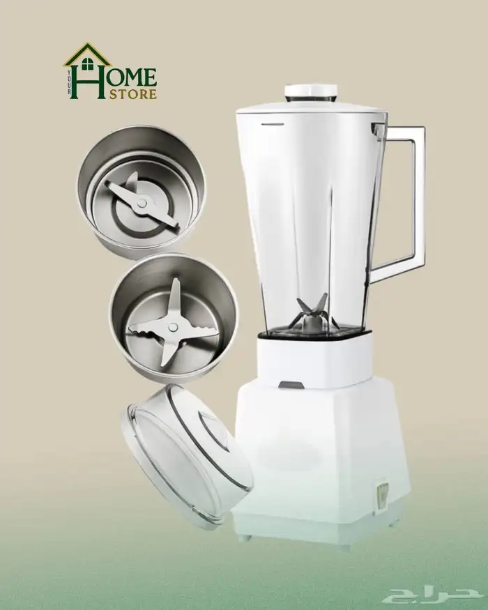 بكج التميز خلاطة مع مطحنتين  فرامة 2 لتر  غلاية 2 لتر 4