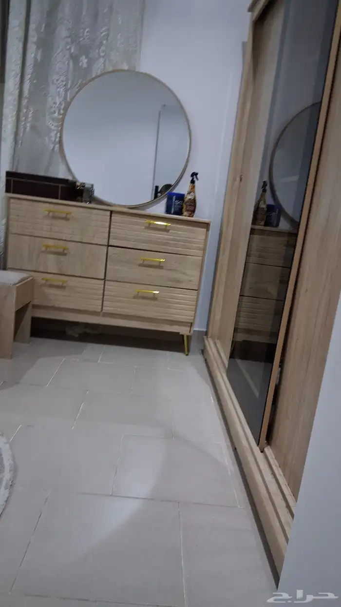 غرفه دولاب سحاب طوله210 -2سرير2كمودينه تسريحه 1