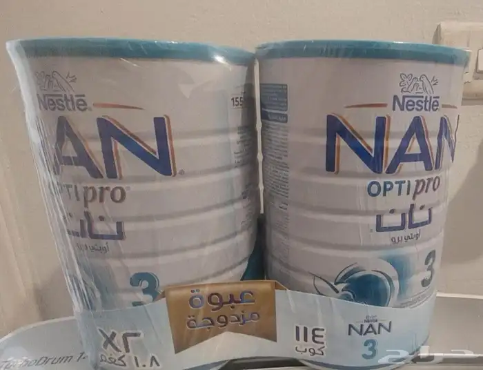 حليب اطفال نان اوبتي برو 3 للبيع 0