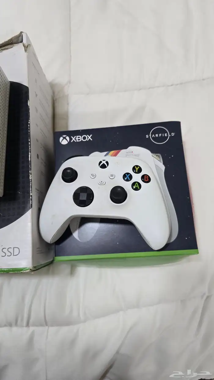بلاستيشن اكس بوكس s مع جميع اغراضه ويد اضافيه نظيف 3