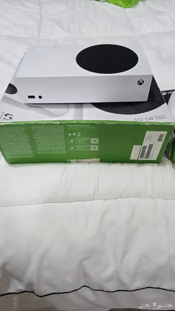 بلاستيشن اكس بوكس s مع جميع اغراضه ويد اضافيه نظيف 5