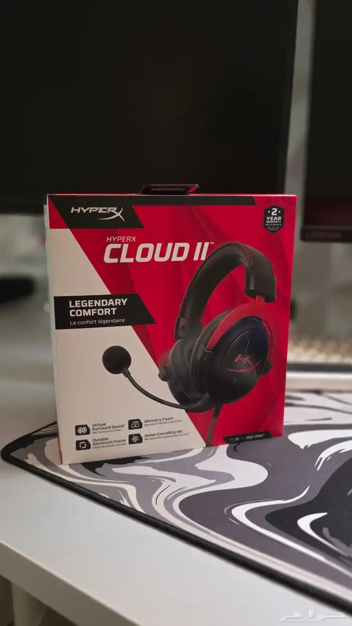 سماعات هايبر اكس كلاود 2 مسنعمله 0