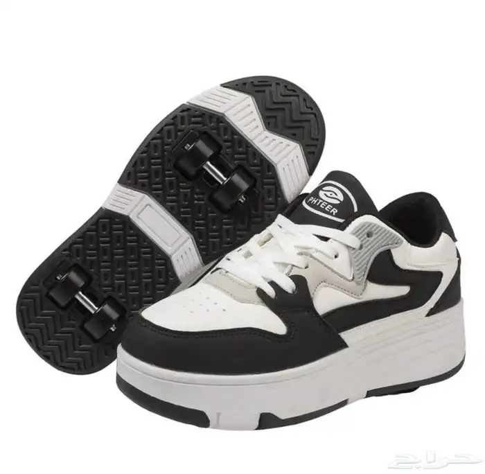 جزمة شبيه جوردن لون اسود باابيض 0