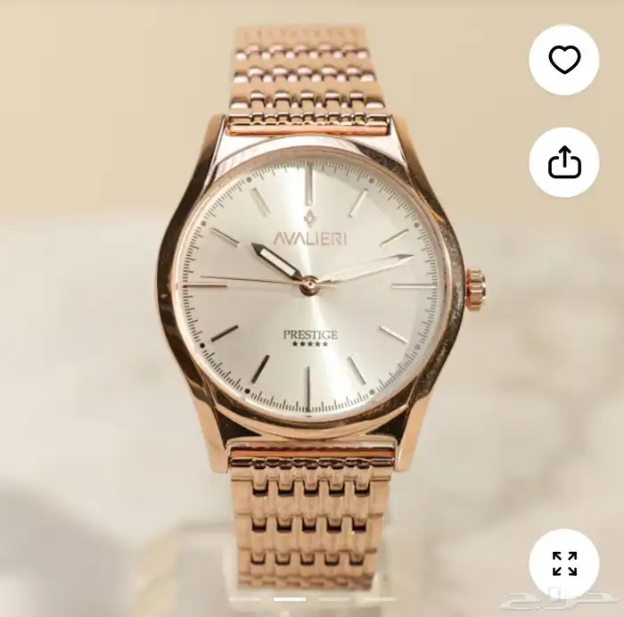 ساعة نسائية افيلري برستيج من الشايع اصلية جولد افاليري 1