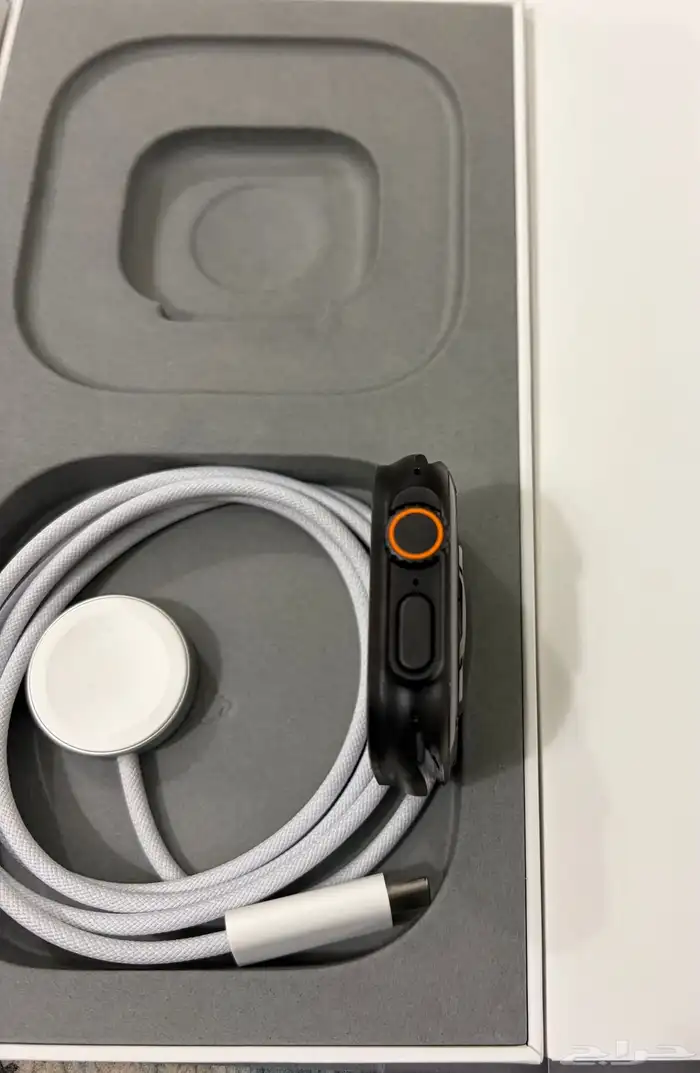 ساعة ابل الترا 2 اسود الاصليه 3