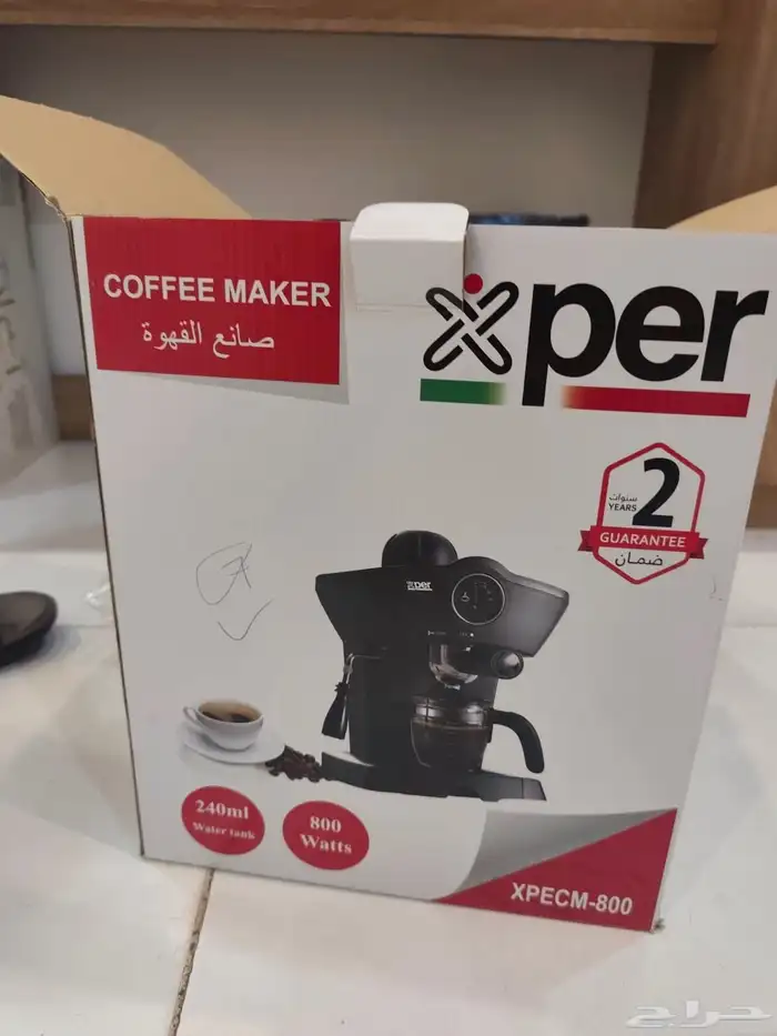 مكينة قهوة جديدة استخدام يومين فقط 3