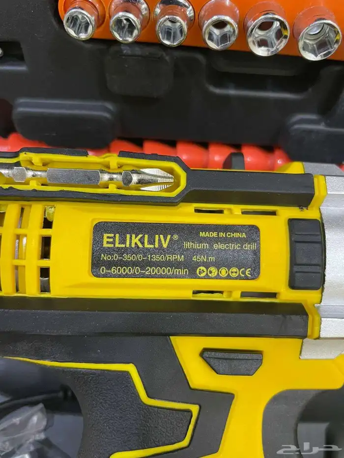 دريل لاسلكي وعدة 94 قطعة 2