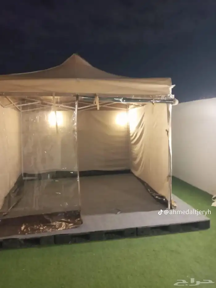 خيمه هرميه جمعي المقاسات موجوده وخيام فك وتيكيب سهل متنقاله 3