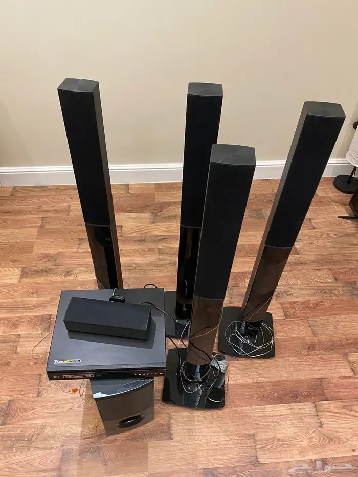 مسرح منزلي   سماعات lg   مشغل Dvd 2