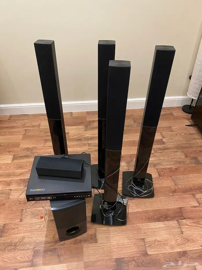 مسرح منزلي   سماعات lg   مشغل Dvd 0