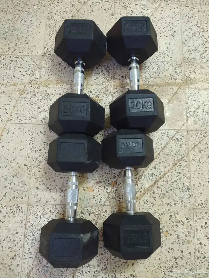 اربع دنامبل اوزان حديد الي فوق 40 كج والي تحت 30 كج 0