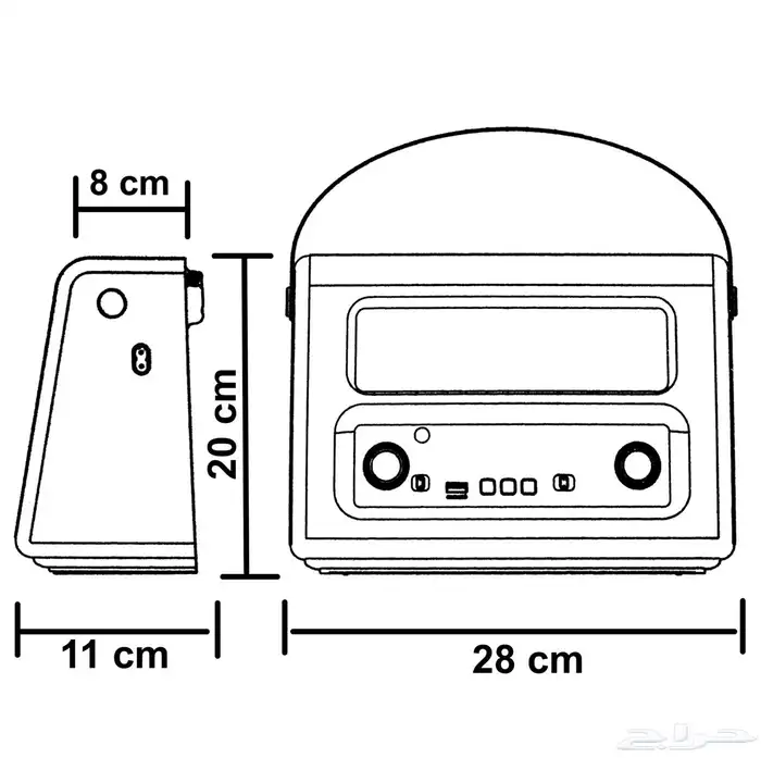 هدية جميلة - راديو زمان و MP3 بتصميم قديم وصناعة حديثة 6