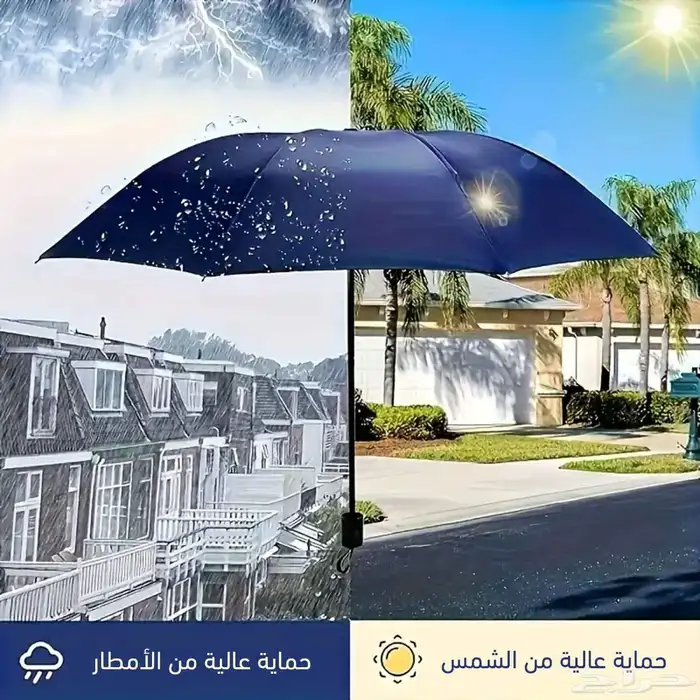 مظلة المملكة الحديثة وقاية من الشمس والمطر 5