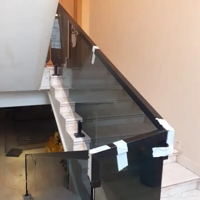 زجاج سكريت 12م واجهات زجاج سكريت دربزين زجاج المنيوم ابواب 4