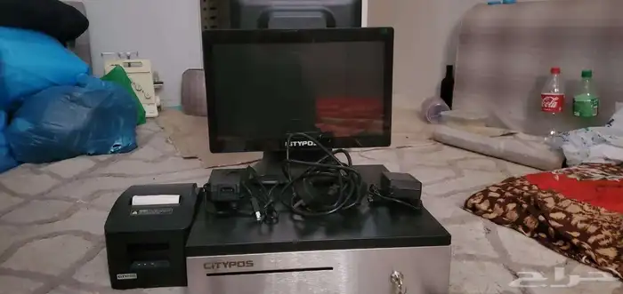 جهاز كاشير متكامل مع درج وطابعه مع كمرتين وجهازهم 1