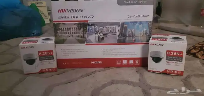 جهاز كاشير متكامل مع درج وطابعه مع كمرتين وجهازهم 3