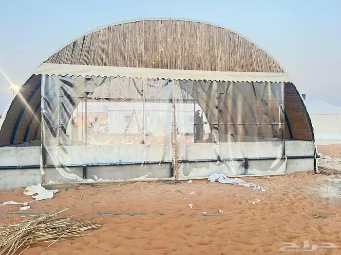 تجهيز مخيمات في مخطط الراجحي علا طريق الرين 0