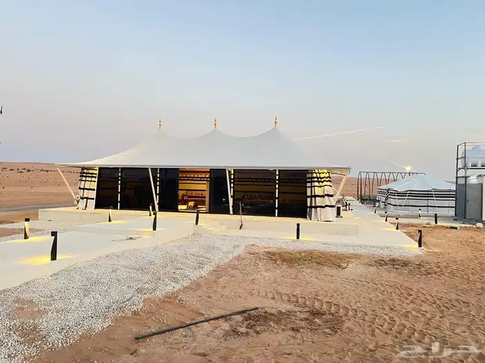 تجهيز مخيمات في مخطط الراجحي علا طريق الرين 10