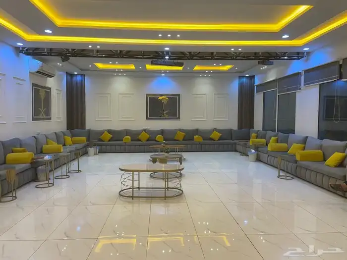 شاليه كنوز الرمال للإيجار اليومي شباب وعوايل مسبحين وألعاب 0