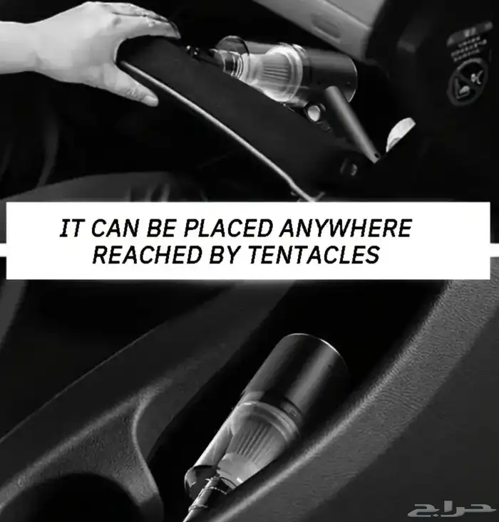 مكنسة سيارة لا سلكية مزودة بتقنية شفط قوية خفيفة الوزن 7