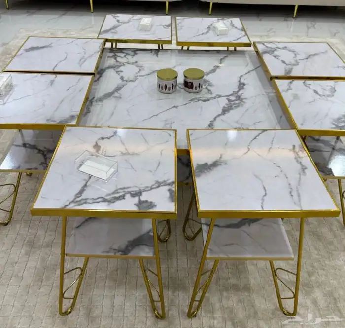 للبيع طاولات شبهه جديده 0