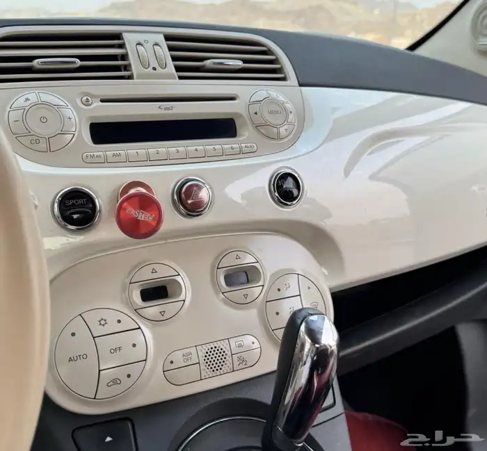 غطا مرايات كاربون ومسجل فيات 500 3