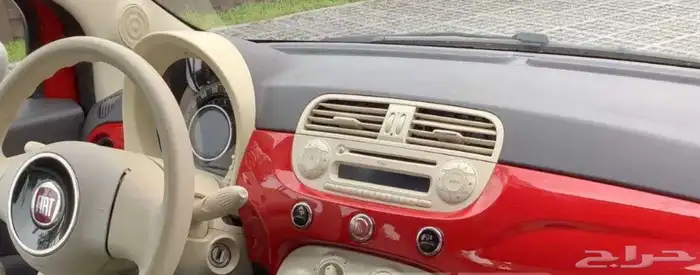 غطا مرايات كاربون ومسجل فيات 500 2