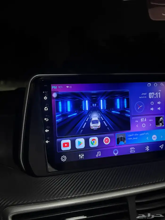 شاشة سياره   فريم توسان 2019 2