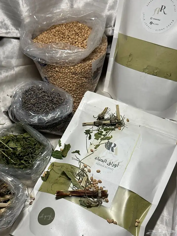 منتجات اوراق الحنا حصري من مزارعنا 1