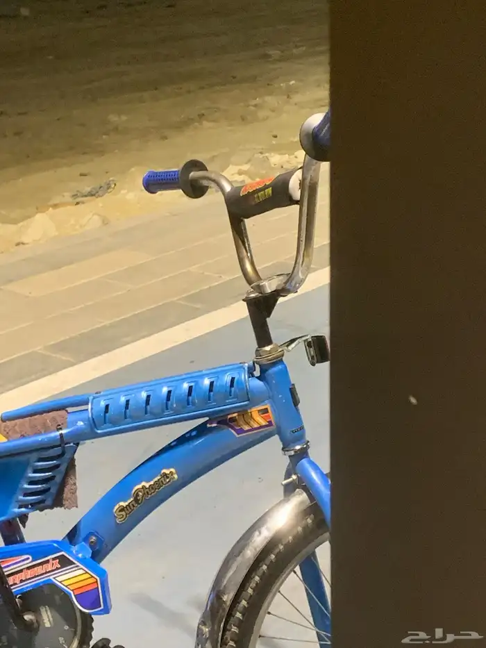 سيكل رامبو اندنوسي اصلي نادر اللون ازرق سماوي على السوم 6