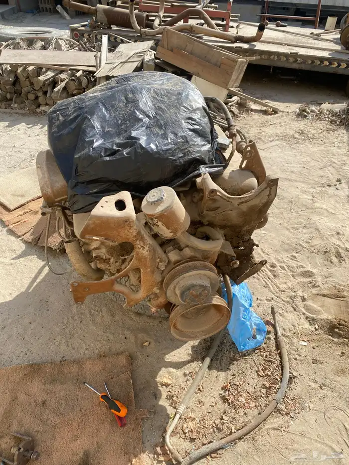 مكينة 454 موديل 1986 مع قيرها 3