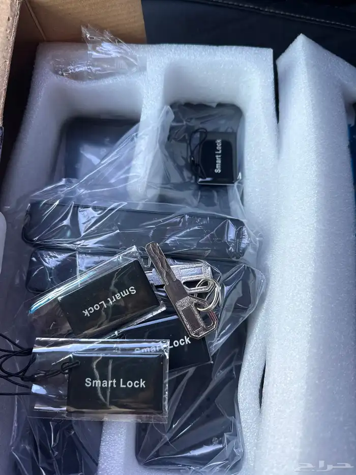 قفل باب ذكي بصمه وارقام سريه 3