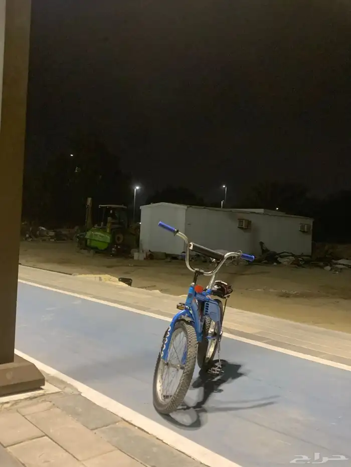 سيكل رامبو اندنوسي اصلي نادر اللون ازرق سماوي على السوم 2