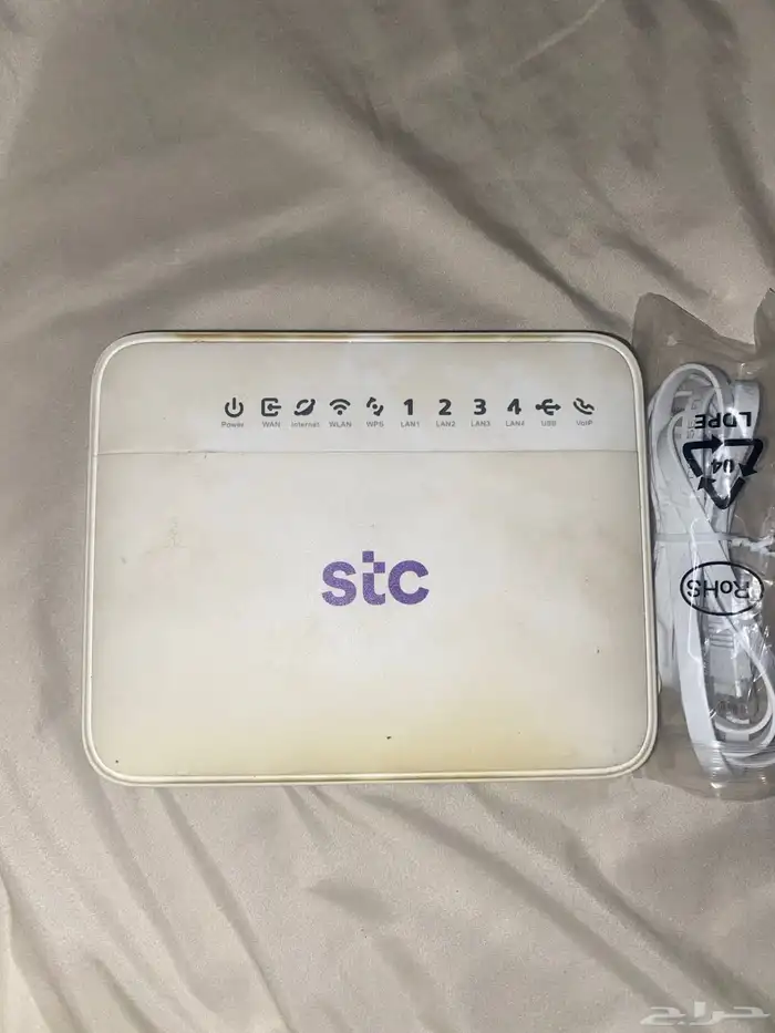 راوتر stc مستعمل شغال ومضمون ل اعلى سعر 0