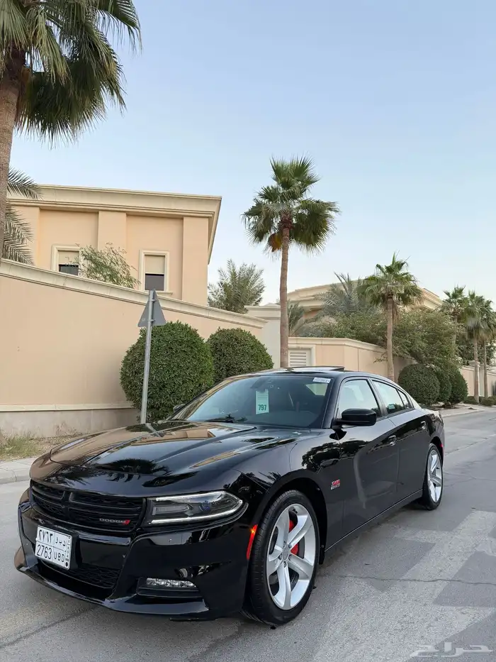 دوج تشارجر RT 2016 فل هاوس هيمي 8 سلندر بحالة الوكاله 59