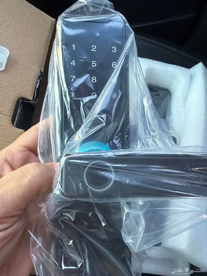 قفل باب ذكي بصمه وارقام سريه 4