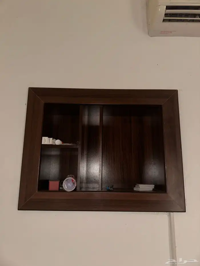 ديكور مكيف جداري خشب 4